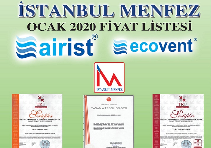 2020 Ocak Fiyat Listesi